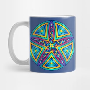 Starfish Sea Life Abstract Mandala Design Mug